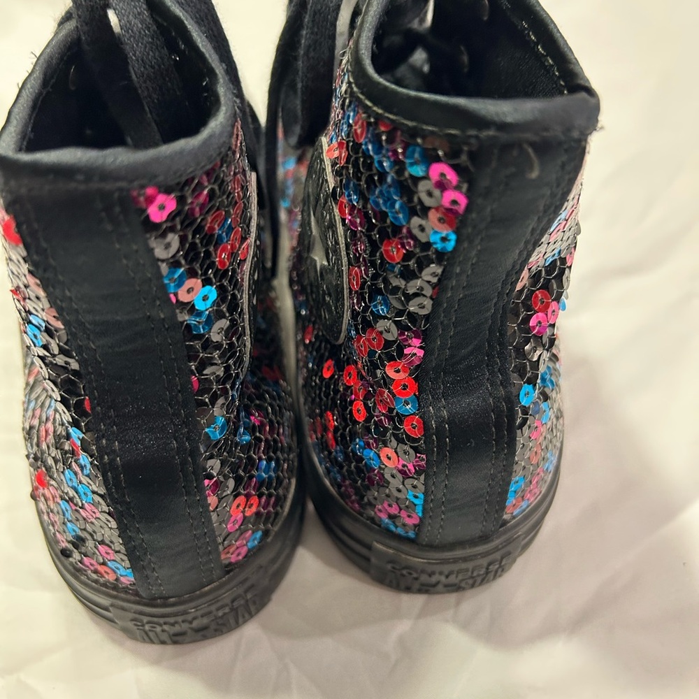Converse Multicolor Sequin High Tops - image 6